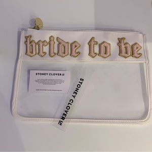 Stoney Clover Lane Bride To Be Clear Pouch